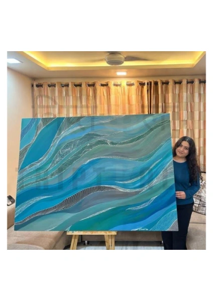 Ocean Hues_Therapeutic Art_Tript Kala